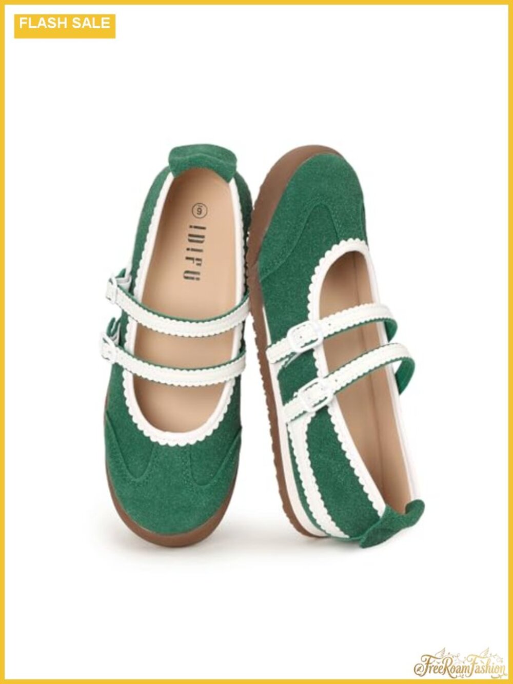Mary Jane Ballet Sneakers Flats Buckle Lightweight
